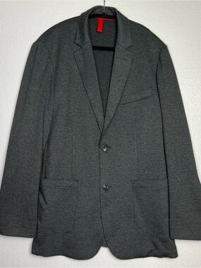 7 Diamonds Crockett 4-Way Stretch Blazer Unstructured Sport Coat in gray size M